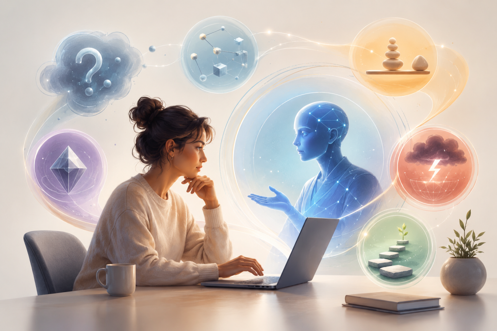 AI коуч помогает перестать сомневаться через саморефлексию