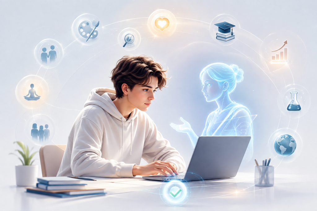 AI коуч помогает выбрать направление для учёбы
