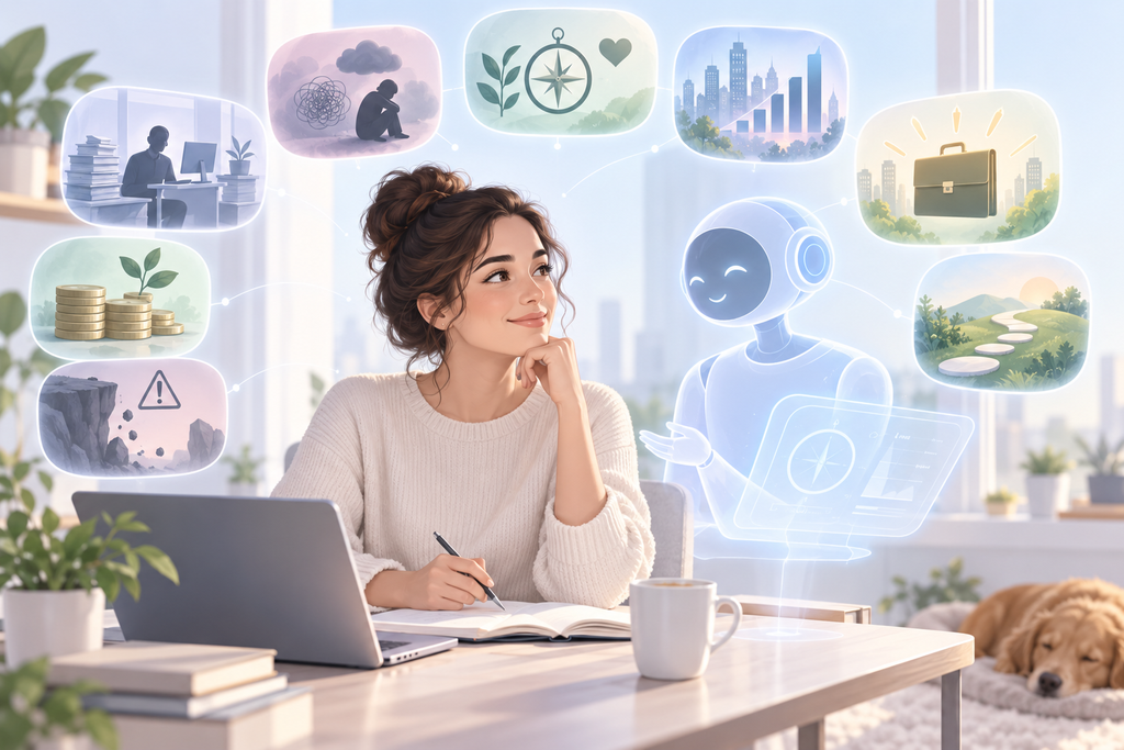 AI коуч помогает разобраться со сменой работы