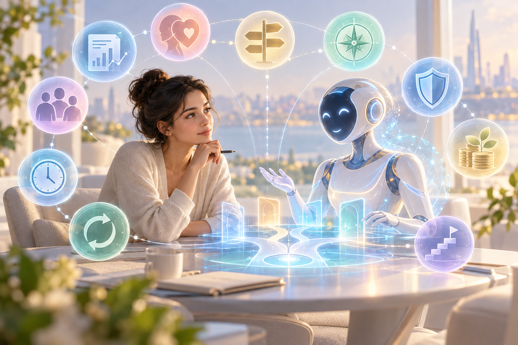 AI коуч помогает принять сложное решение